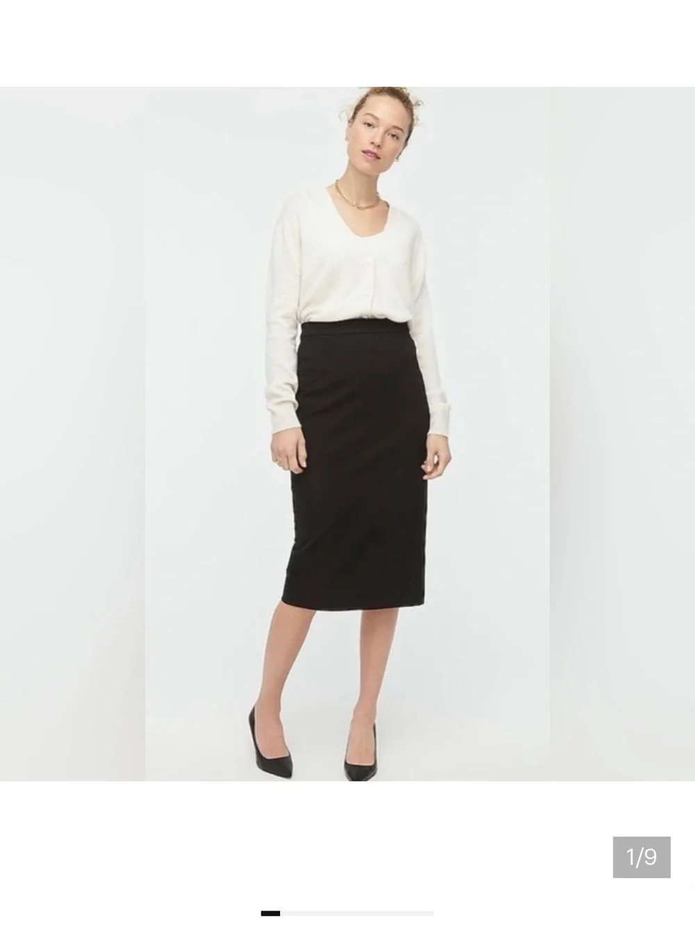 NWOT J. Crew 2 Piece Blazer & Skirt Sz 4P Black